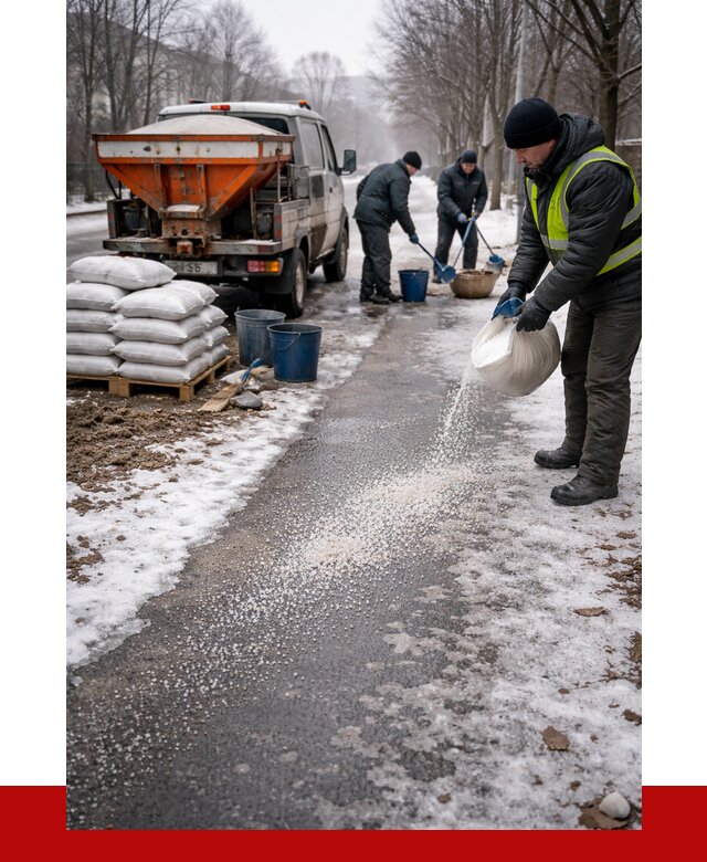 Реагент против гололеда в Ишимбае с доставкой от 4563 р. | ПРОНЕРУДШмб