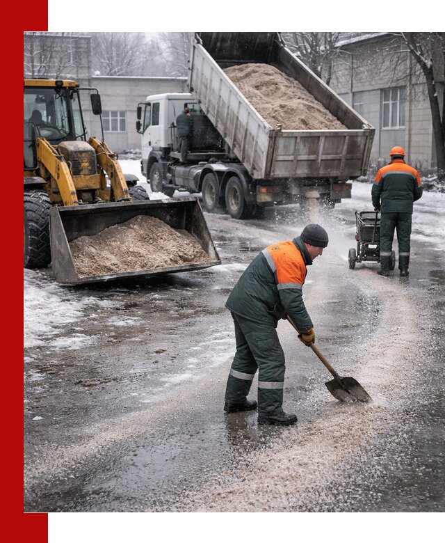 Реагент против гололеда с доставкой и нанесением в Ишимбае