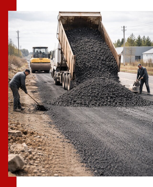 Асфальтовая крошка для дорог в Ишимбае — поставка и доставка