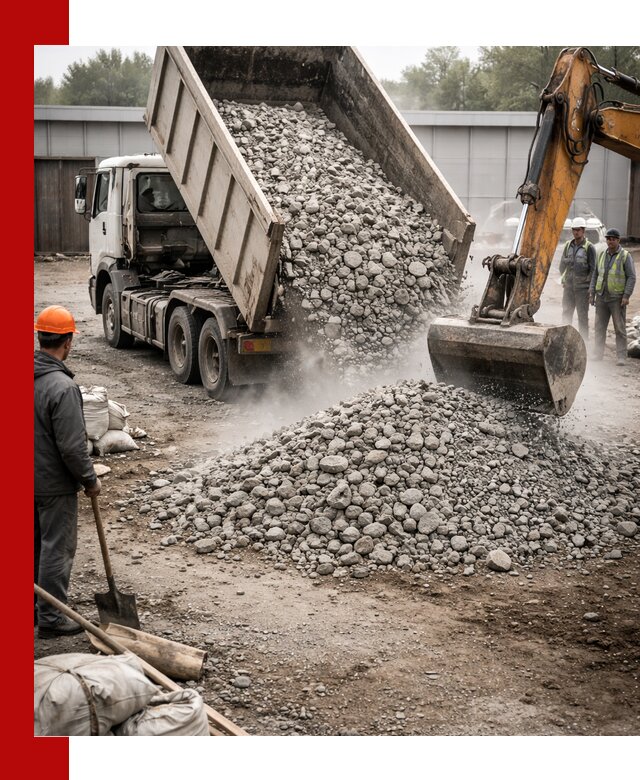 Доставка дробленого бетона в Ишимбае оптом и в розницу