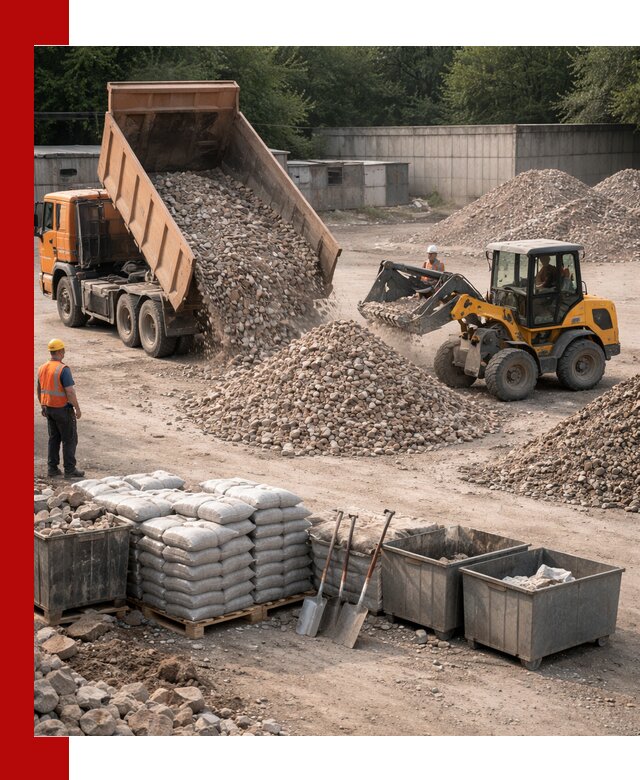 Вторичные материалы для отсыпки в Ишимбае — поставка и доставка