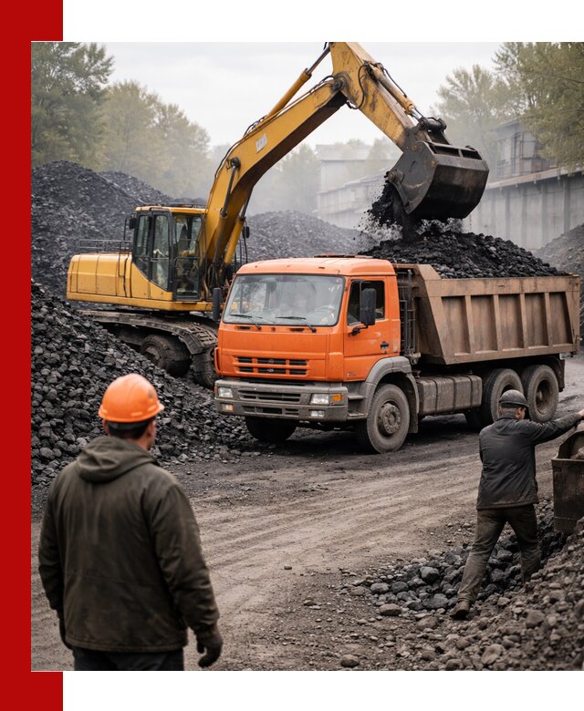 Доставка угля автотранспортом в Ишимбае быстро и выгодно