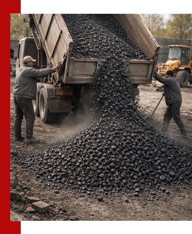 Доставка угля семечка самосвалами в Ишимбае