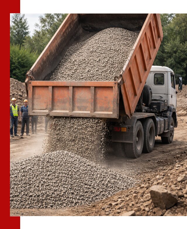 Доставка сыпучих материалов самосвалом в Ишимбае быстро и надежно