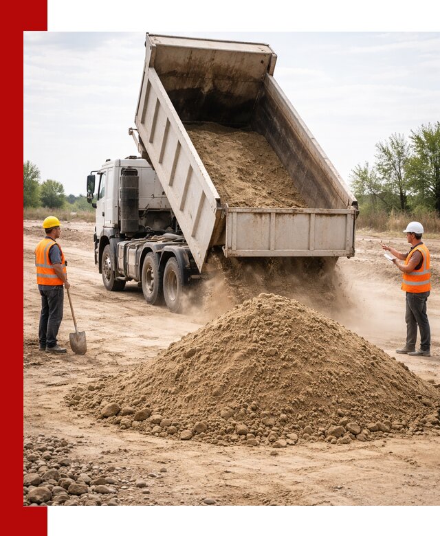 Доставка самосвалом 15 кубов в Ишимбае за город и по городу