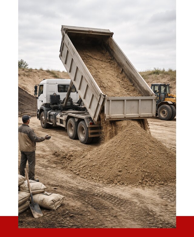 Доставка самосвалом 20 кубов в Ишимбае от 7606 р. | ПРОНЕРУДШмб