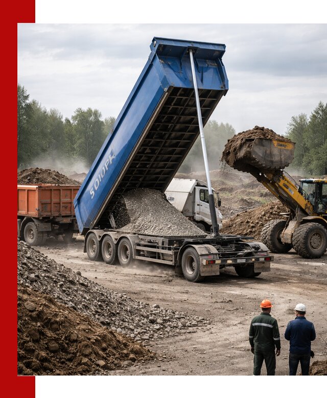 Аренда тонар 40 тонн в Ишимбае с доставкой материалов