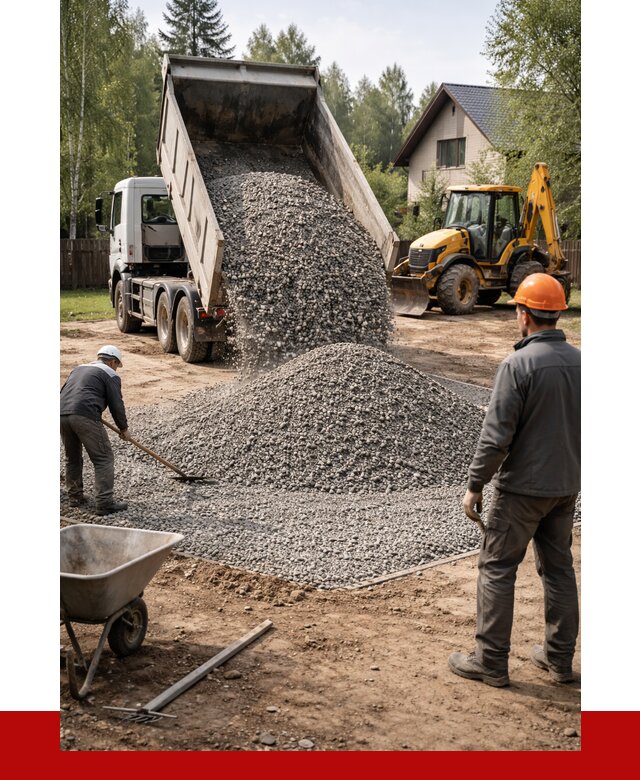 Отсыпка участка щебнем в Ишимбае от 6592 р. ПРОНЕРУДШмб