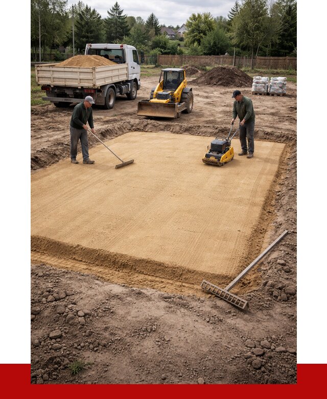 Устройство песчаной подушки в Ишимбае от 4563 р. ПРОНЕРУДШмб