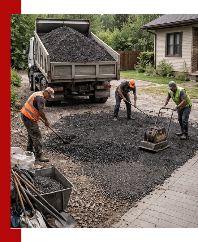Асфальтовая крошка для двора с доставкой в Ишимбае